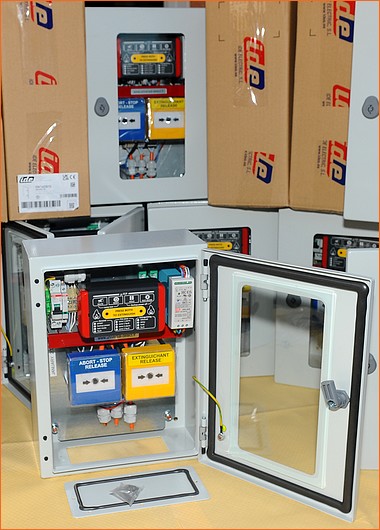DSPA Kit pr�-assembl� pour l'alarme, la d�tection et l'extinction automatique d'incendie