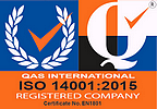 Logo GAS INTERNATIONAL REGISTRED COMPANY Certification