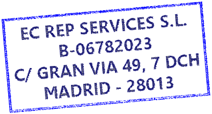 Tampon CE REP SERVICES S.L.